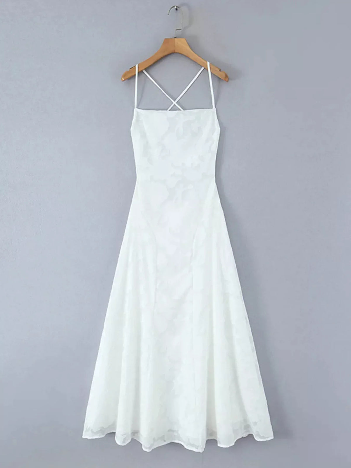 Lace Spaghetti Strap Maxi Dress
