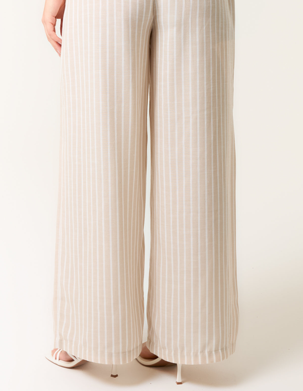 Paperbag Waist Pinstripe Trouser