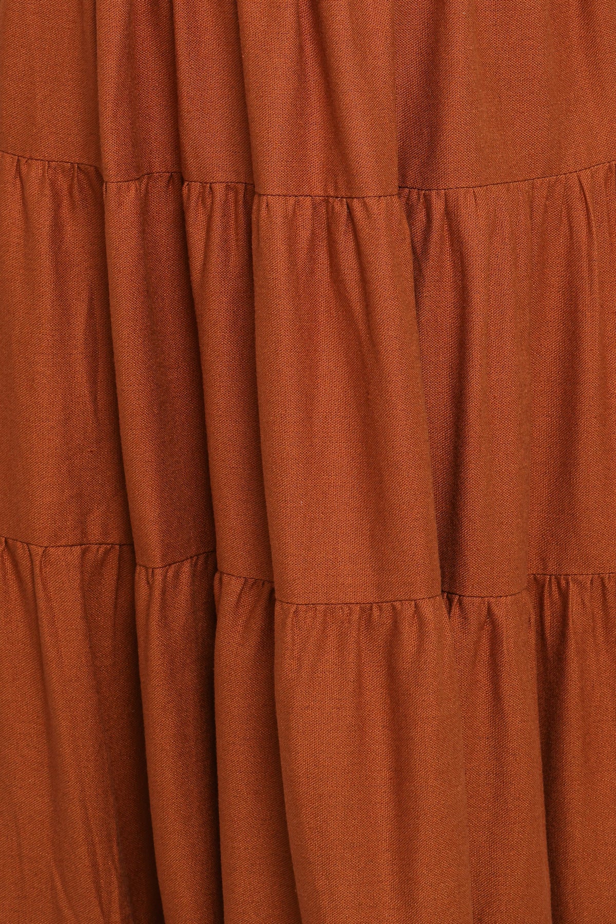 Sitara Strapless Midi Dress - Brown