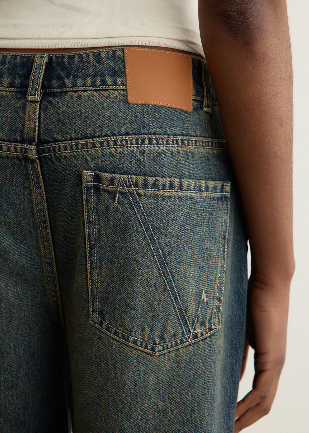 Viaduct Long Denim Short