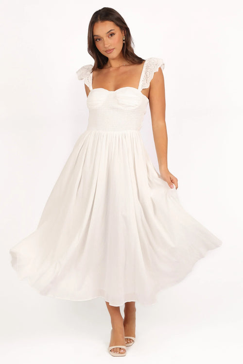 Webster Midi Dress - Off White