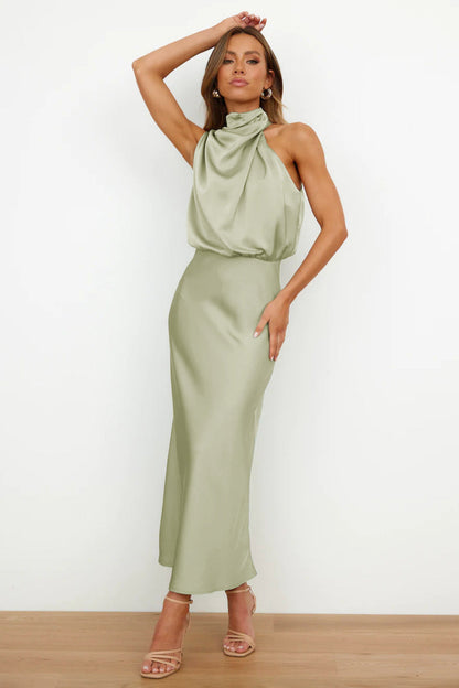 Katherine | Elegant Satin Dress