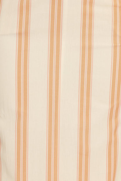 Luisa Midi Dress - Brown Stripe