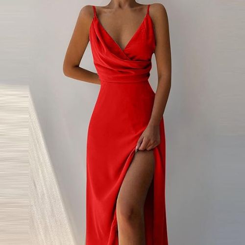 Phoebe | Elegant Satin Dress