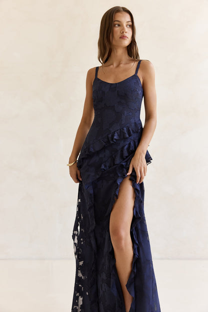 Urban Elegance Maxi Dress Navy