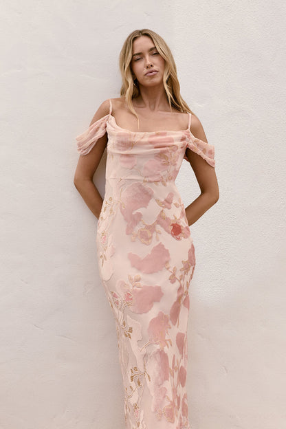 Hold My Heart Maxi Dress Pink