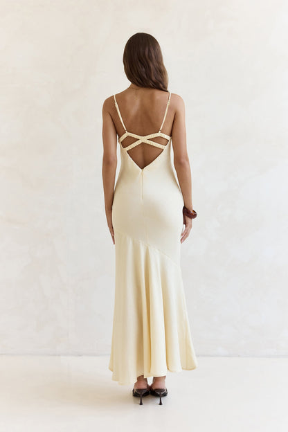 Moving Moments Maxi Dress Yellow