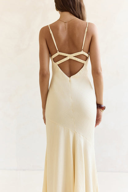 Moving Moments Maxi Dress Yellow