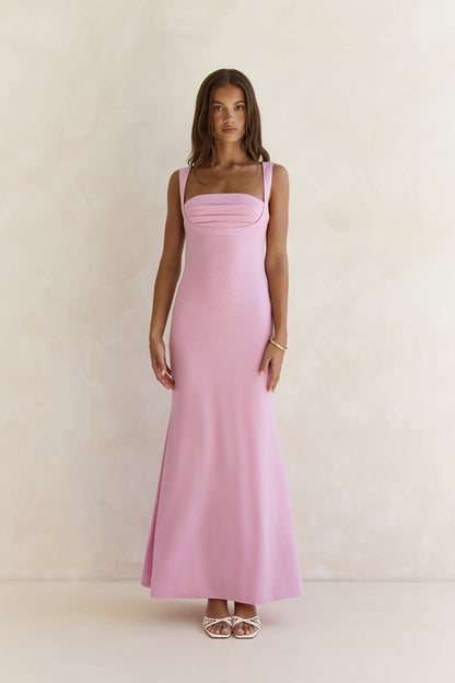 Spring In The Clouds Maxi Dress Lilac