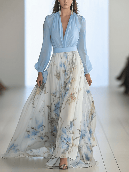 Tess™ -  Long Dress with Floral Print