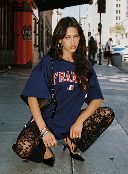 Peru Lace Trousers Black