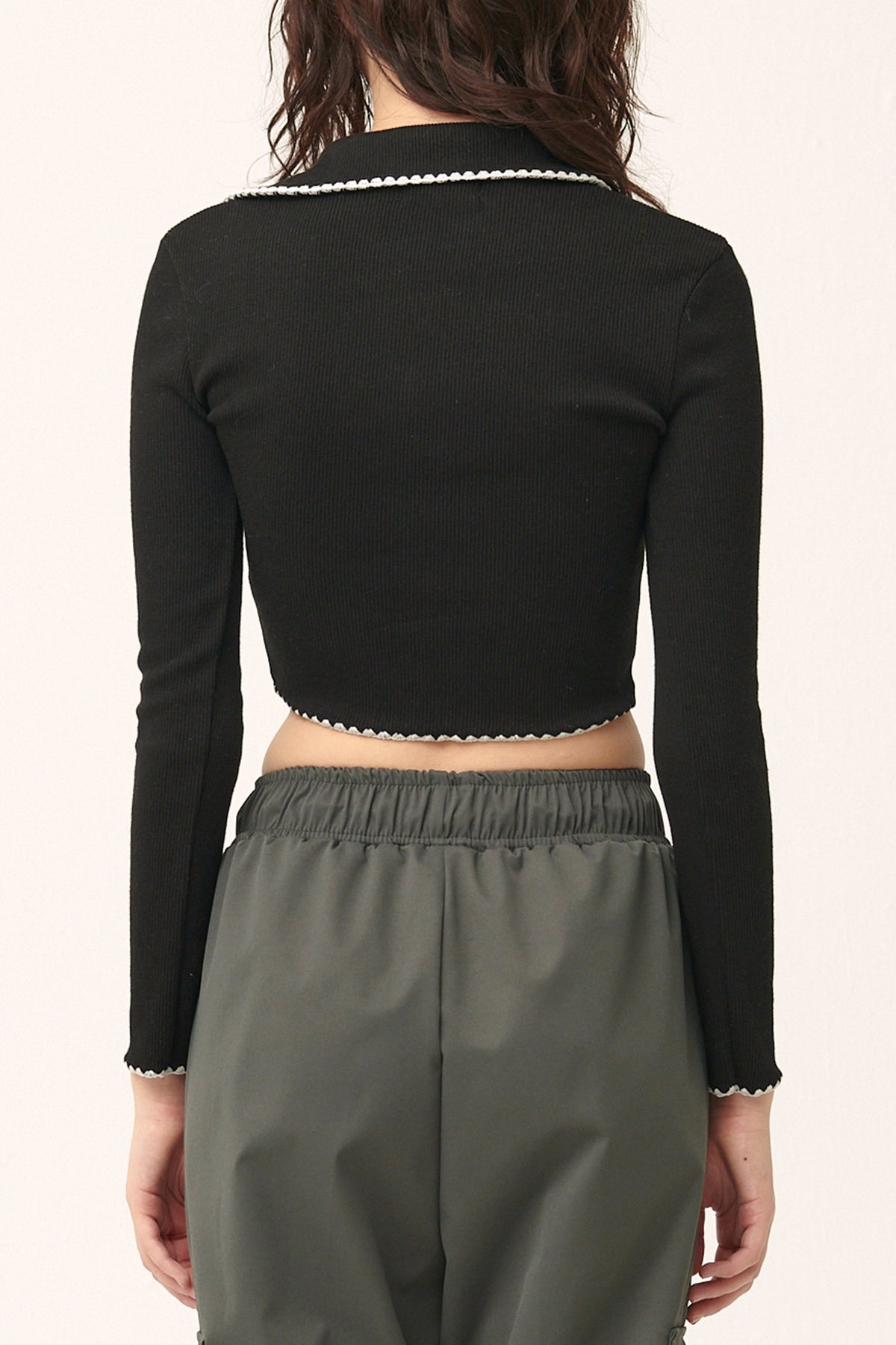 Milla Open Front Crop Top
