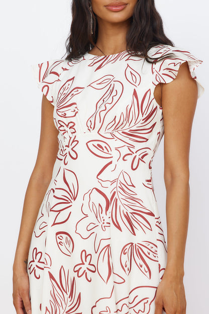 Star of Destiny Maxi Dress White