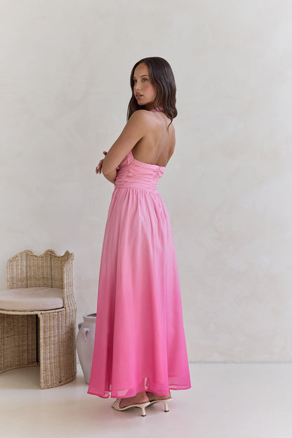 Escape To The Sun Maxi Dress Pink