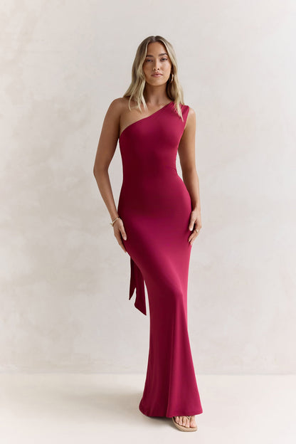 Lovely Mood Maxi Dress Burgundy
