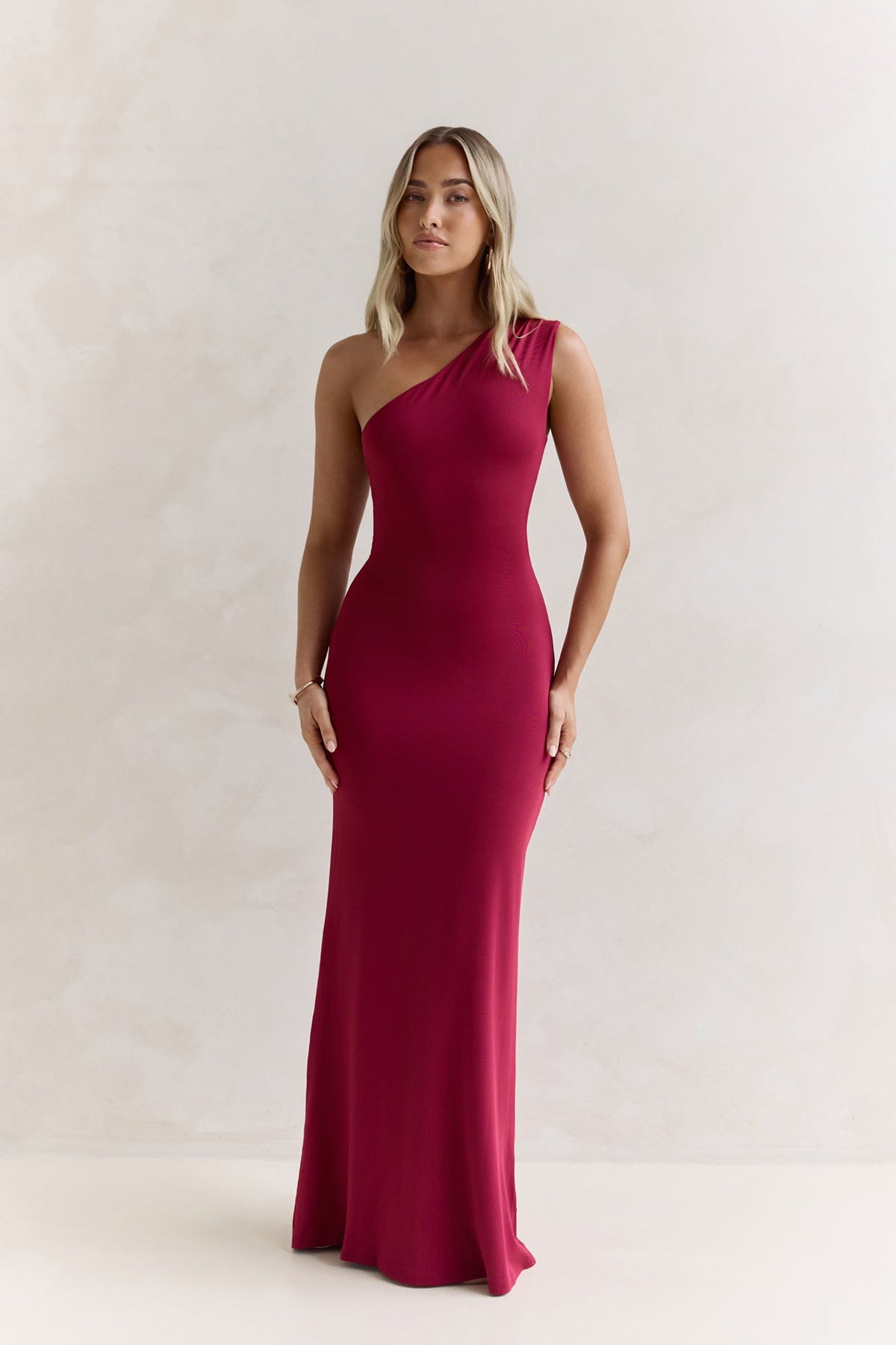Lovely Mood Maxi Dress Burgundy