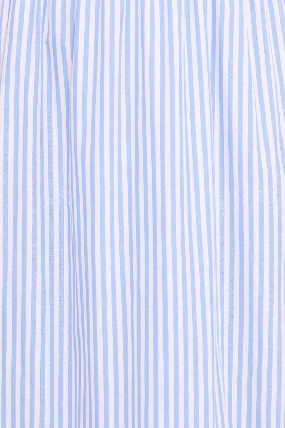 Steele Puff Sleeve Midi Dress - Blue Stripe