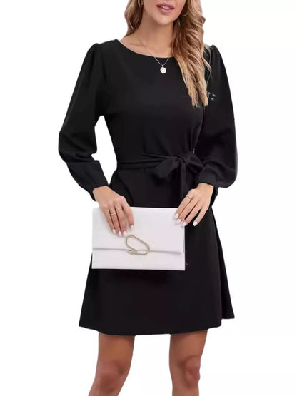 Tie-Waist Mini Dress