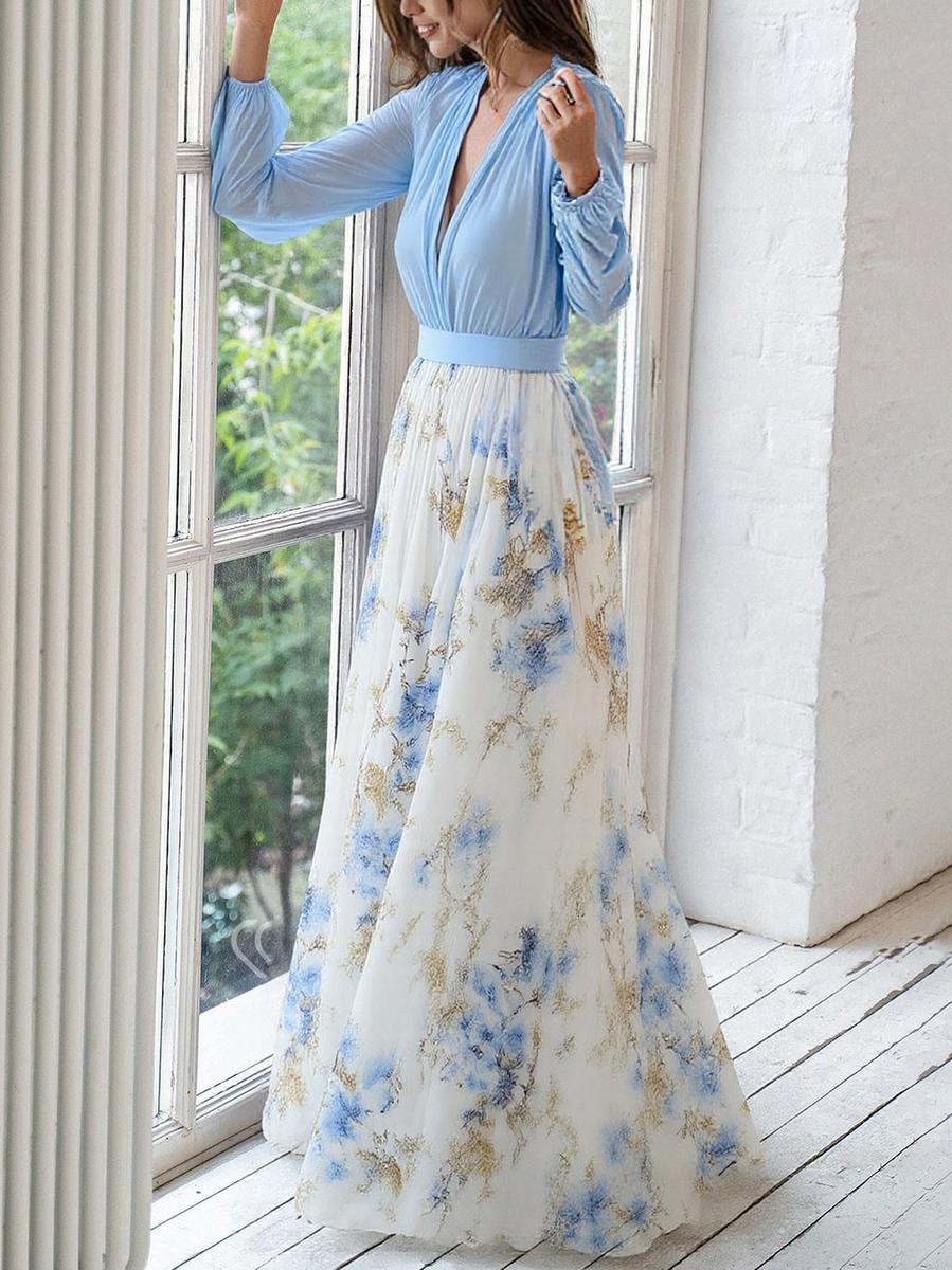 Jewel – Floral Print Maxi Dress