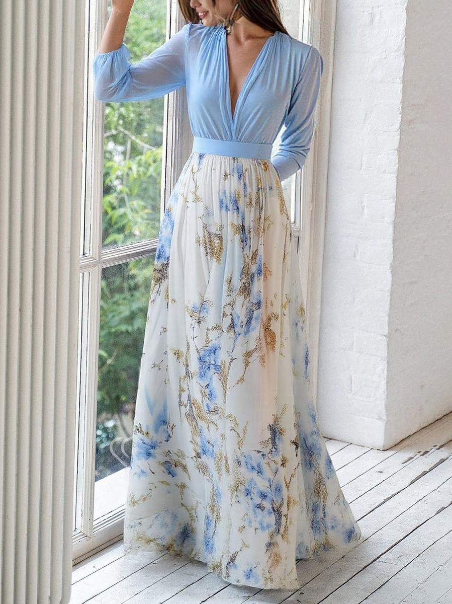 Jewel – Floral Print Maxi Dress