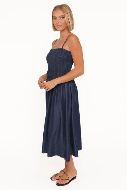 Arnika Midi Dress - Blue