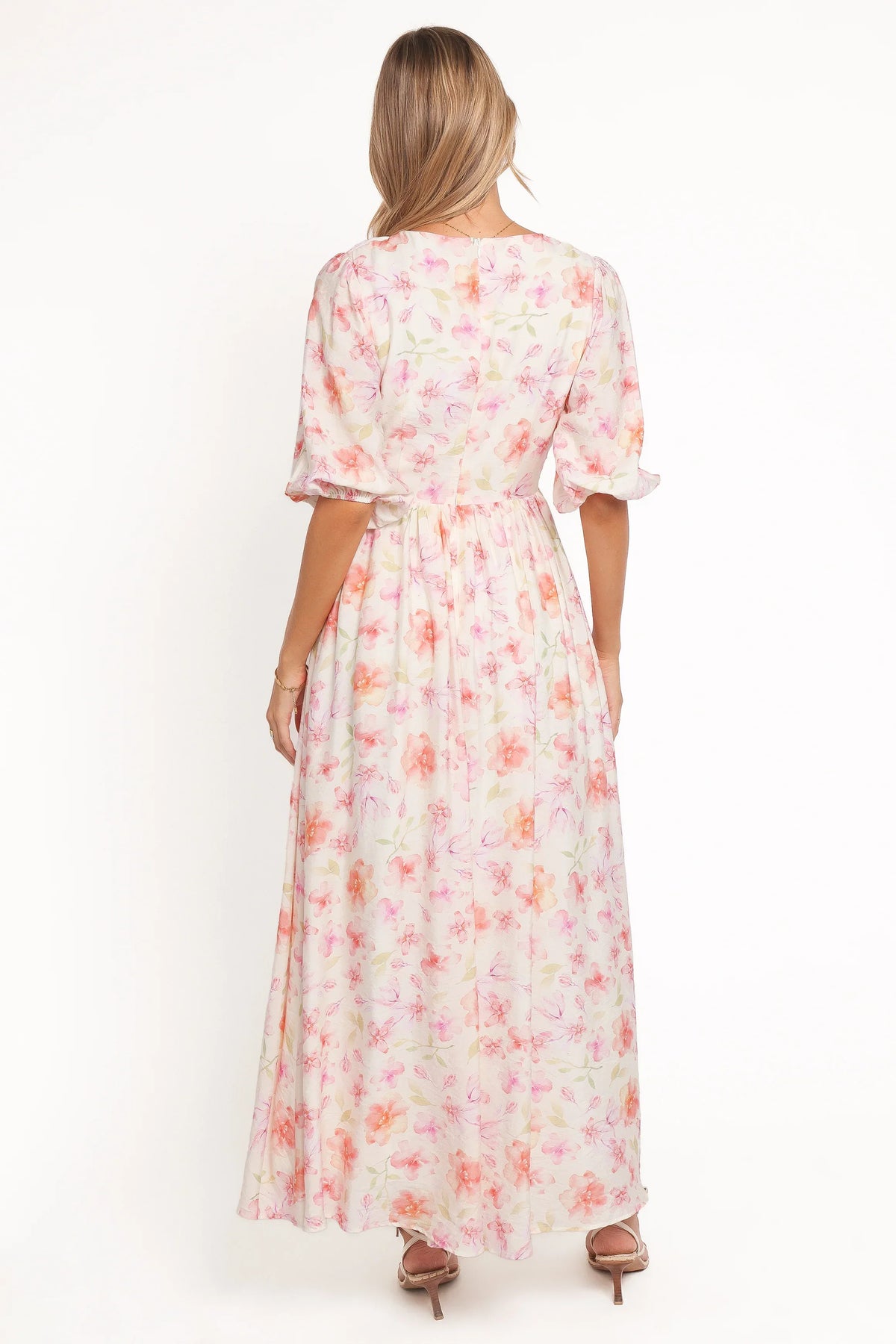Andara Maxi Dress - White Floral