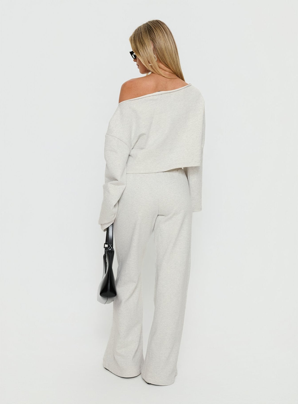 Peaks Flared Joggers Snow Marle