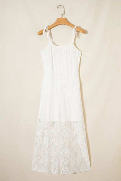 Lace Reverie Tie-Shoulder Dress | S-XL