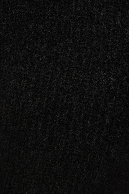 Sunni Turtleneck Midi Dress - Black