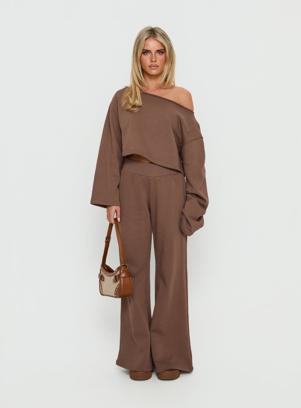 Peaks Flared Joggers Cocoa