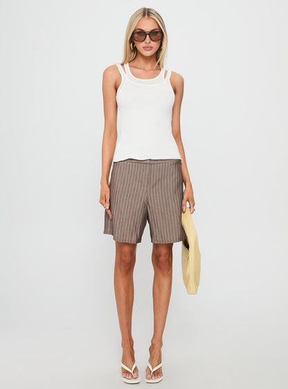 Ceyla Layered Vest Top White
