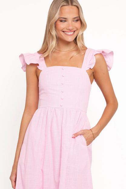 Tiarne Midi Dress - Pink