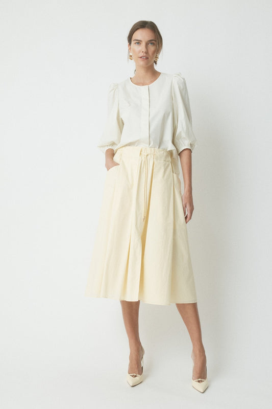 Lois Volume Shirt - Cream