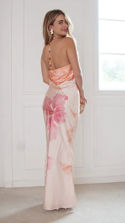 Helen Halter Maxi Dress