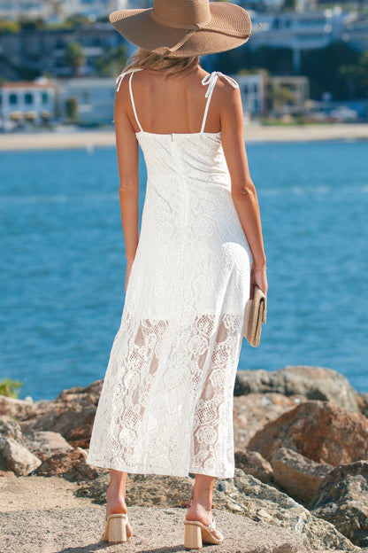 Lace Reverie Tie-Shoulder Dress | S-XL
