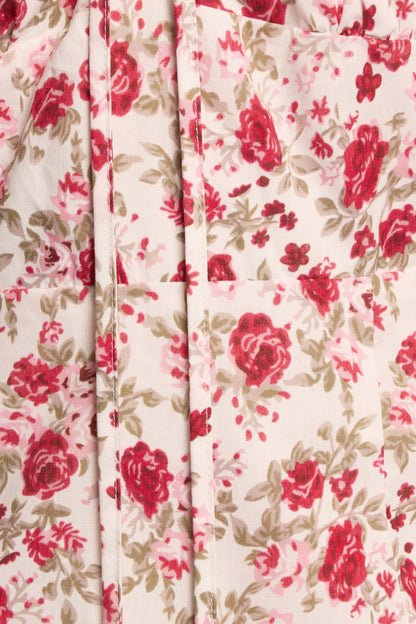Imelda Midi Dress - Rose Print