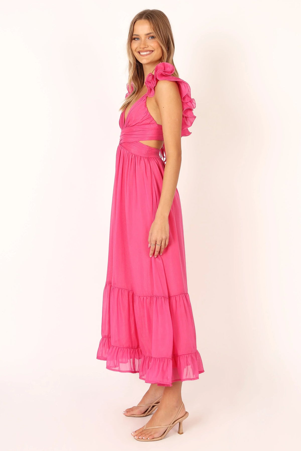Bonito Midi Dress - Berry
