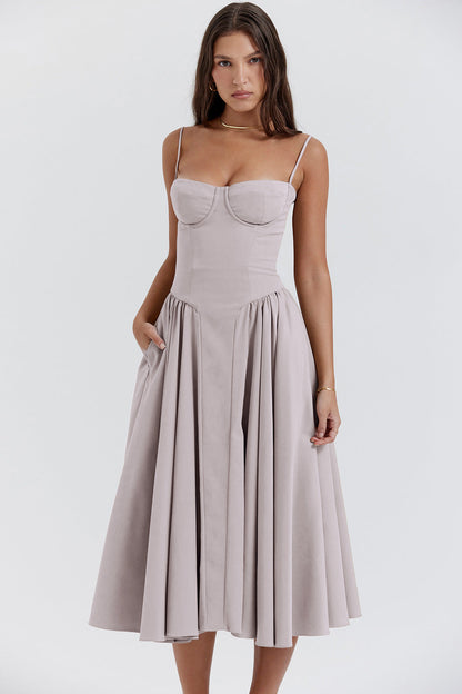 Kiki | Retro Midi Dress