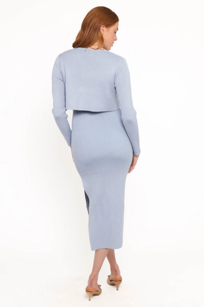 Tagum Midi Dress - Blue