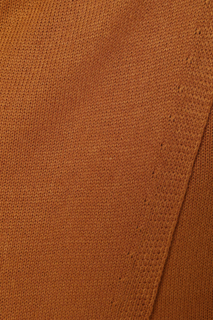 Nova Wrap Knit Midi Dress - Camel