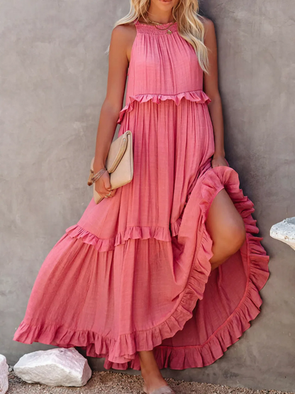 Mabel | Ruffle Breeze Maxi Dress