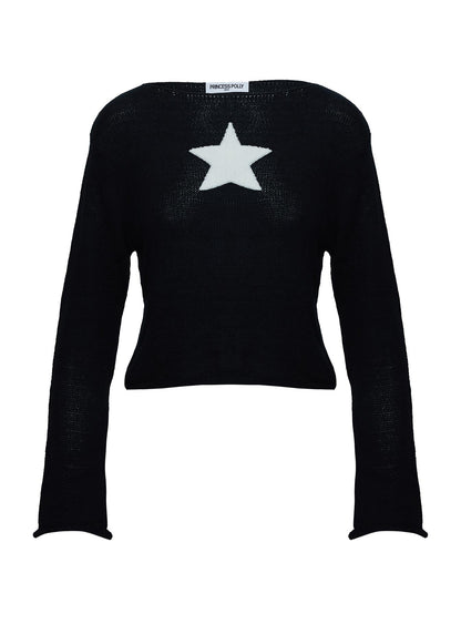 Big Star Knit Jumper Black