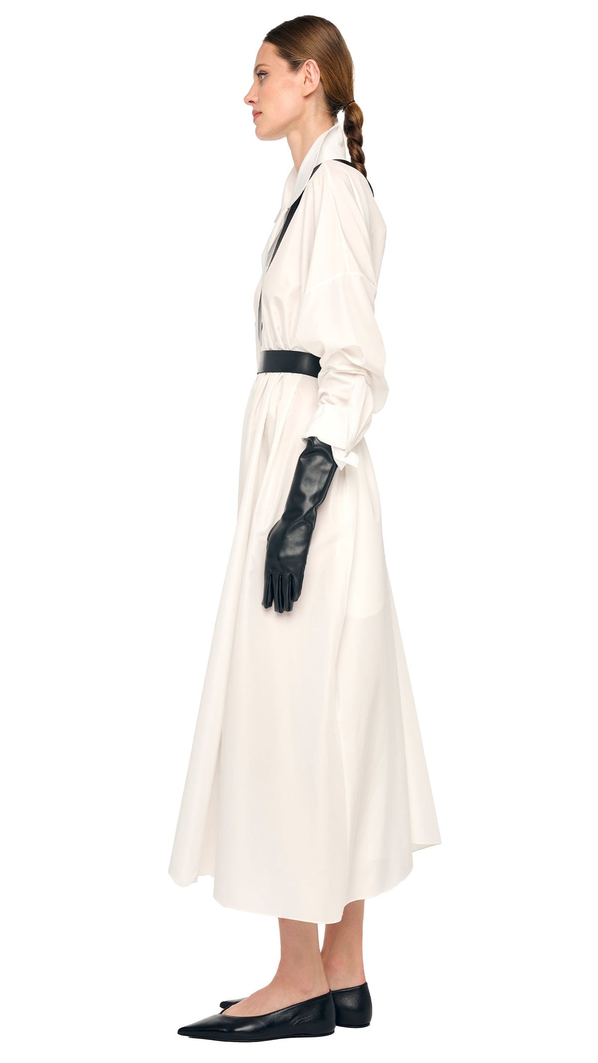 SUPER OVERSIZED NK SHIRT DRESS CLOSED