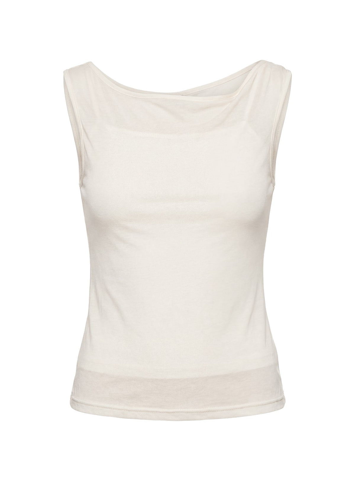 Skaia Layered Sheer Top Cream