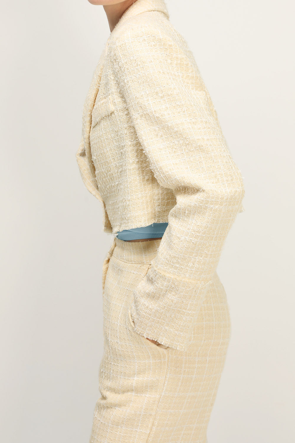 Ella Tweed Cropped Jacket