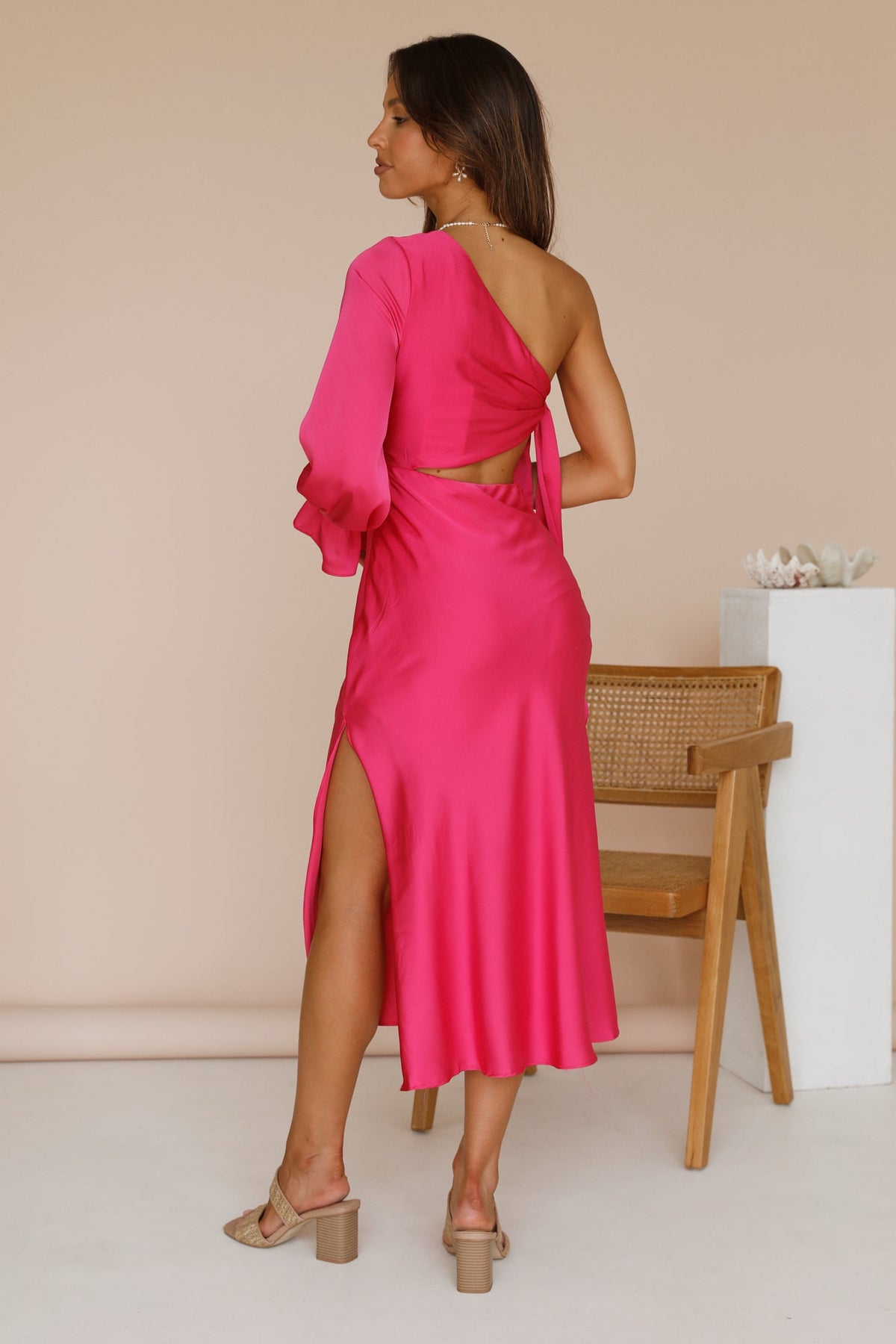 Hold Your Shine Maxi Dress Pink