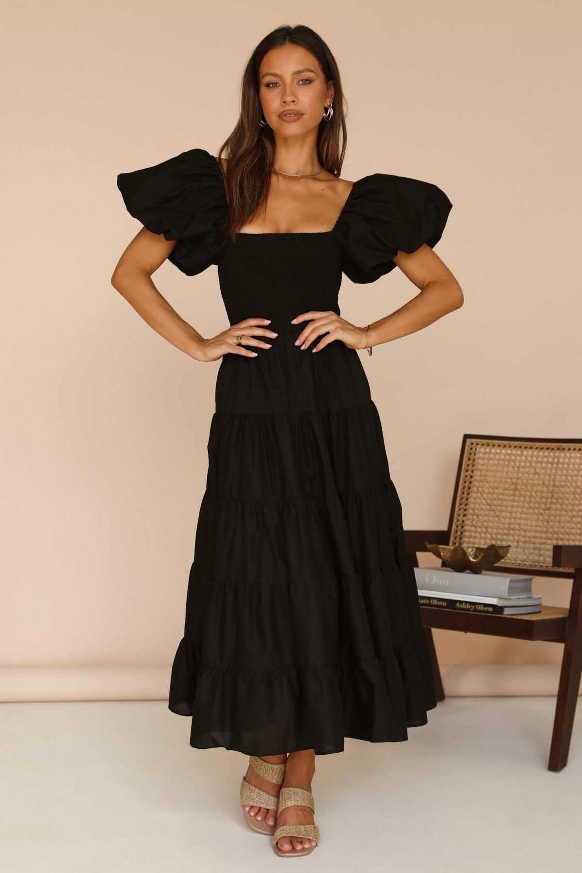 Adela Maxi Dress Black