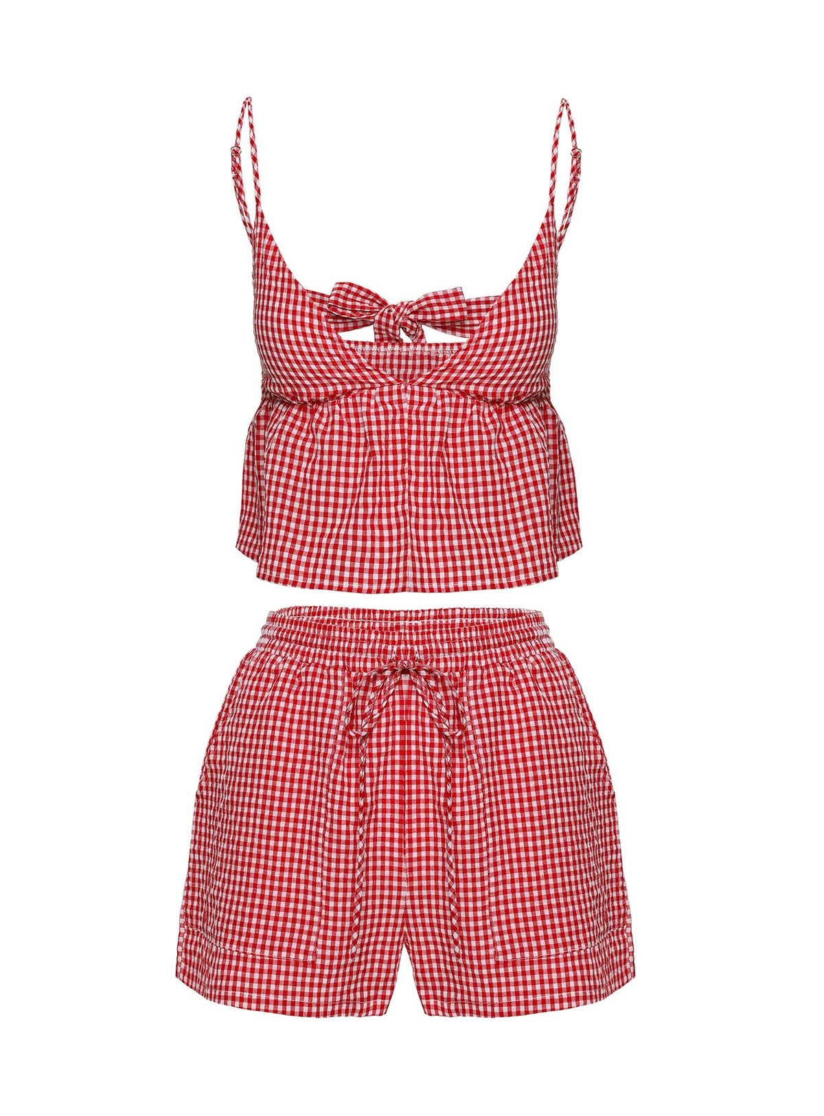 Lille Co-ord Red Gingham