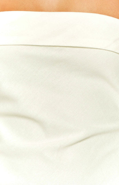 Summer Cream Midi Dress