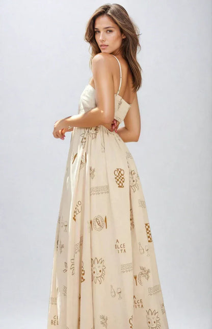 The Boho Charm Maxi Dress